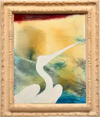 Untitled by Julian Schnabel, 1998, oil, resin and enamel on canvas, in artist's frame, sold Mar 2023