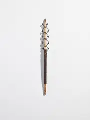 Sala by Sanford Biggers, 1998, wood, fiber and masonry nails, sold Mar 2023