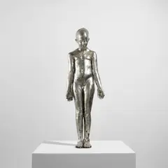 Kiki Smith, Untitled, 1995, palladium leaf on silicon bronze