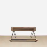 Oscar Murillo, Work demographics, 2014, wood, steel, copper brass, corn and black beans