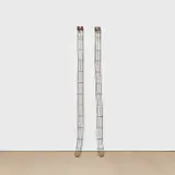 Jana Sterbak, Arm Cages, 1993, steel wire, in 2 parts and ink on paper