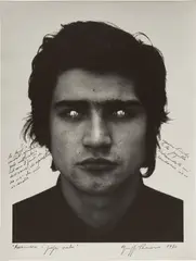 Giuseppe Penone, Rovesciare i propri occhi (Reversing One's Eyes), 1970, black and white silver selenium print on baryta paper
