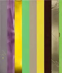 Untitled by Anselm Reyle, 2005, acrylic, PVC foil and mirrored Plexiglas on canvas, sold Mar 2023