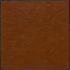 Tom Sachs, Difficult Brown, 1997, duct tape on panel, in artist's frame
