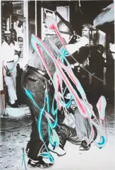 schema; Aquafresh plus Crest with Whitening (riot) by Kelley Walker, 2002, CD-ROM and digital print on paper, sold Mar 2023