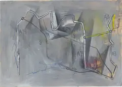 Guillermo Kuitca, Untitled, 2011, oil on plywood