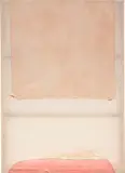Erica Mahinay, Thin Skin #55: Hesitation, 2014, oil on stitched nylon, raw silk and canvas