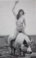 Richard Phillips, Pre-Banality, 2007, oil on linen
