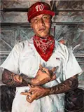 Michael Vasquez, This is Ours – Minh, 2010, acrylic on canvas