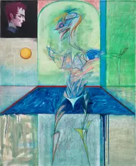 Julien Nguyen, Jeu de Paume, 2015, oil on canvas