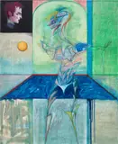 Julien Nguyen, Jeu de Paume, 2015, oil on canvas