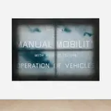 Ed Ruscha, Manual Mobility, 1994, acrylic on canvas