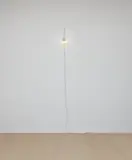 Félix González-Torres, “Untitled” (March 5th) #2, 1991, 2 light bulbs, extension cords and porcelain light sockets