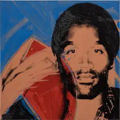 O.J. Simpson by Andy Warhol, 1977, acrylic and silkscreen ink on canvas, sold May 2023