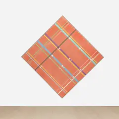 Pairs by Kenneth Noland, 1974, acrylic on canvas, sold May 2023