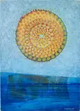 Max Ernst, Taya's Sun, 1961, oil on panel