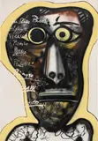 Futura 2000, Self-Portrait of Picasso 1969, 1984, oil and enamel spray paint on canvas