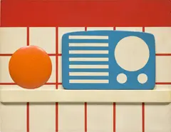 Little Still Life #20 by Tom Wesselmann, 1964, acrylic on wood, sold May 2023