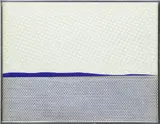 Roy Lichtenstein, Collage for Seascape, 1964, Rowlux and painted paper collage