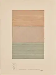Three-Part Drawing Using Three Colors In Each Part by Sol LeWitt, ink on paper, sold May 2023