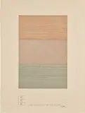 Sol LeWitt, Three-Part Drawing Using Three Colors In Each Part