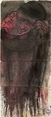 Chapeau de Castella by Grace Hartigan, 1984, watercolor and oilstick on paper, offered May 2023
