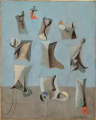 Liberation by Adolph Gottlieb, 1945, oil on canvas, offered May 2023