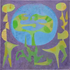 Pedro Coronel, Danza mágica, 1967, oil on canvas