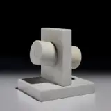 Sergio Camargo, Sem título (#425-A), 1973, Carrara marble