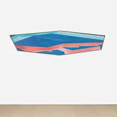 Kenneth Noland, Reborn, acrylic on canvas