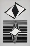 Victor Vasarely, Hazay-a, 1968, acrylic on canvas
