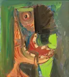 George Condo, Untitled (Impressions), 1989, oil on canvas