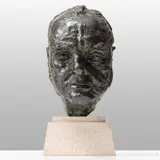 Jacob Epstein, Sir Winston Churchill, 1946, bronze with greenish patina