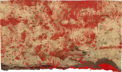 Wiener Sezession by Hermann Nitsch, 1987, mixed media on paper, sold May 2023