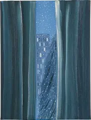 Matthew Wong, First Snow, 2018, oil on canvas