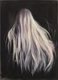 Karyn Lyons, Hair, 2019, oil on canvas