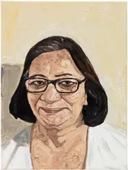 Raghav Babbar, Warden, 2021, oil on canvas