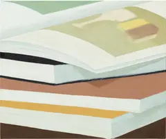 Library III by Henni Alftan, 2017, oil on canvas, sold May 2023