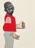 Deborah Roberts, If they come, 2019, mixed media collage on panel