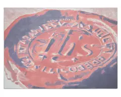 Seal by Luc Tuymans, 2007, oil on canvas, sold May 2023