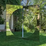 Jeppe Hein, 3-Dimensional Circle Illuminated, 2007, Remix Super Mirror, steel, Plexiglas, LED technique and mirror foil