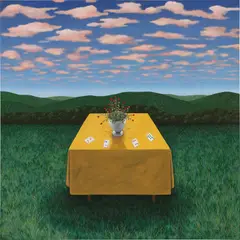 Scott Kahn, Still Life with Roses and Cards, 1986, oil on canvas