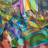 Caitlin Cherry, Attacdog Leviathan, 2019, oil on canvas