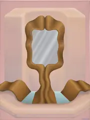 Molly Greene, Mirror #2, 2019, acrylic on canvas