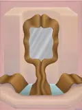 Molly Greene, Mirror #2, 2019, acrylic on canvas
