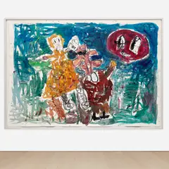 André Butzer, Untitled, 2008, watercolor on paper