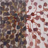 Jacqueline Humphries, Out, 1989, oil on linen