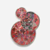 Bharti Kher, Speak to me, 2012, bindis, mirrors and stainless steel