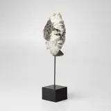 David Altmejd, La concentration, 2015, polyurethane foam, epoxy clay, epoxy gel, acrylic, synthetic hair, ink, quartz, glass, steel and marble