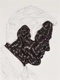 Toyin Ojih Odutola, The Treatment 31, 2015–2016, pen ink, gel ink and pencil on paper